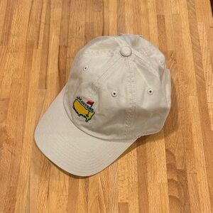 Masters Beige Baseball Cap with Embroidered logo